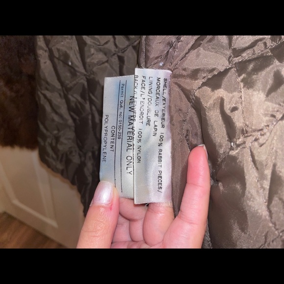 Vintage Rabbit fur coat - Picture 5 of 5